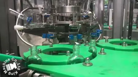 Closing Turret Aluminum Screw Caps Ropp Output in Bph 2800 Filling Machine