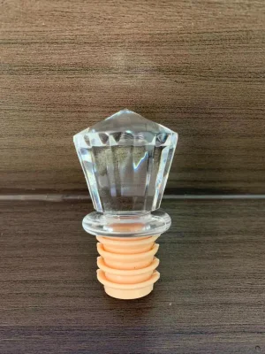 Acrylic Diamond Cap for 750ml Tequila Wine Bottle